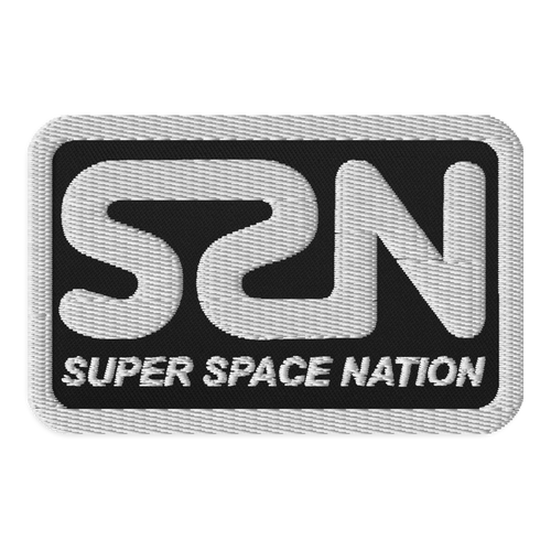 Super Space Nation - Classic Logo Embroidered Patch