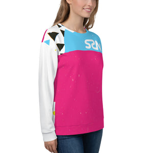 Super Space Nation - CMYK Cut + Sew Unisex Sweatshirt