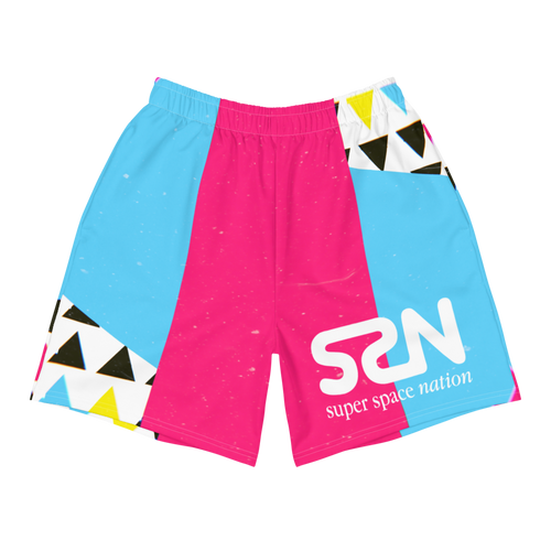 Super Space Nation - Long Athletic Shorts